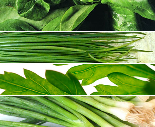 Couscous Spinach Salad The law firm of Spinach, Chives, Parsley & Scallions: working to make sure you can't make out with anyone for two-and-a-half days.